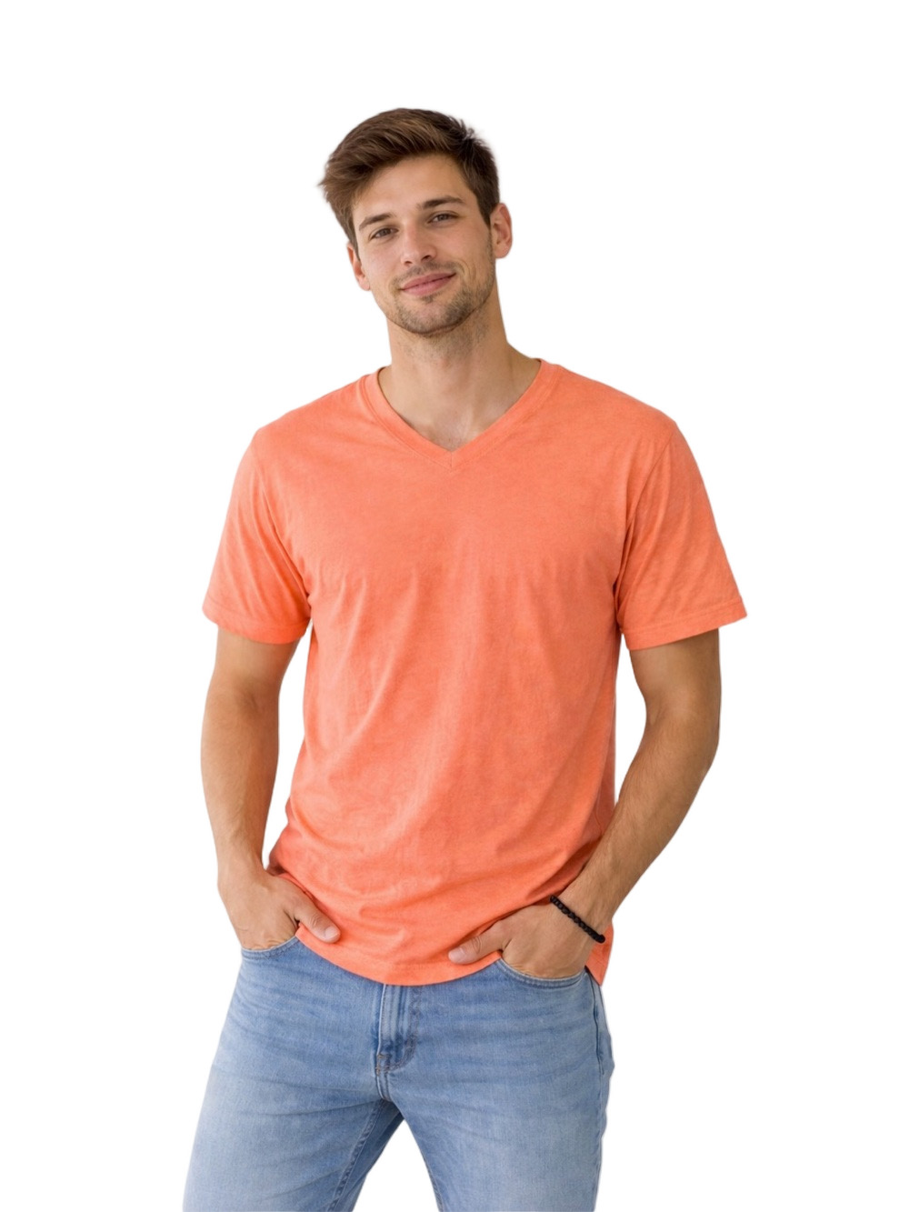 neon orange no boundaries mens t shirt